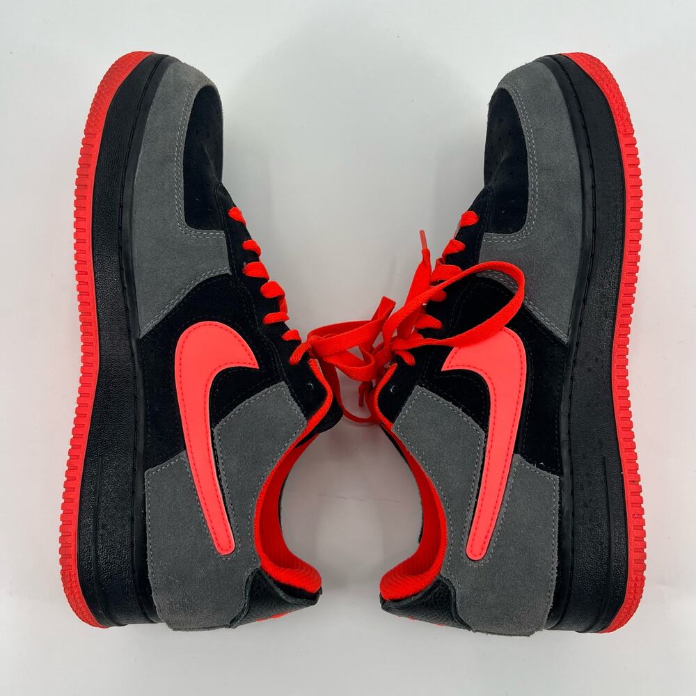 Nike Air Force 1/1 Unlocked By You ID DC6730 991 Mens 10.5 Black Orange Gray - Picture 3 of 10